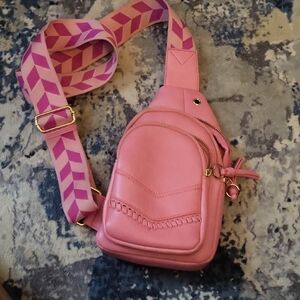 Stylish Pink Crossbody Bag